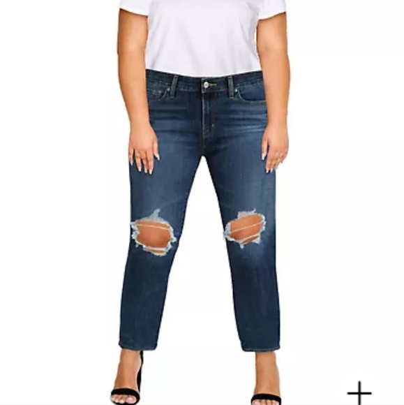 Levi's 711 SKINNY WOMEN'S JEANS distressed - Picture 1 of 9